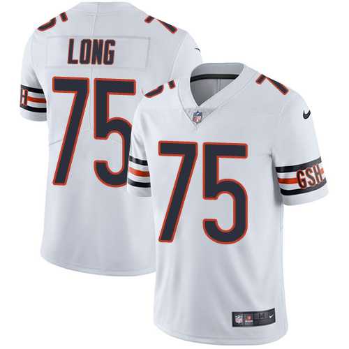 Nike Chicago Bears #75 Kyle Long White NFL Vapor Untouchable Limited Jersey,We sell and wholesale Nike Chicago Bears #75 Kyle Long White NFL Vapor Untouchable Limited Jersey on line form chian!